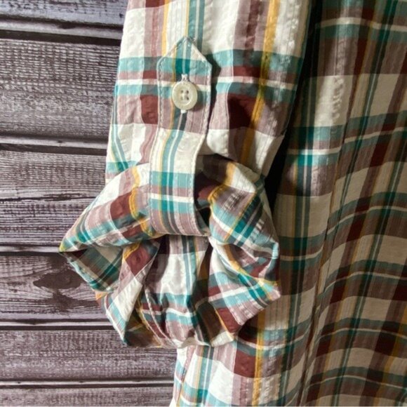 NWOT‎ Eddie Bauer Men's Classic Fit Short-Sleeved Button-Down Shirt Size XL - Picture 5 of 8